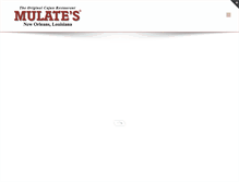 Tablet Screenshot of mulates.com